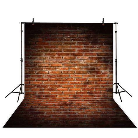 Hellodecor Photography Background X Ft Wedding Brick Wall Wood Floor