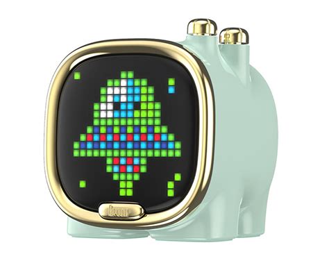 Купить Портативная колонка Divoom Zooe с пиксельным LED-экраном (зеленый)