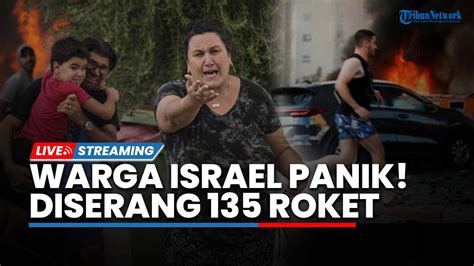 Warga Israel Panik 135 Roket Hizbullah Terjang Zionis Hingga 70 IDF