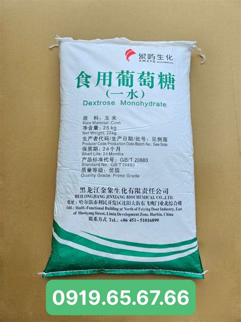 Dextrose Monohydrate (Food Grade) - C6H12O6 - Cty Cổ phần XNK Hóa Chất ...
