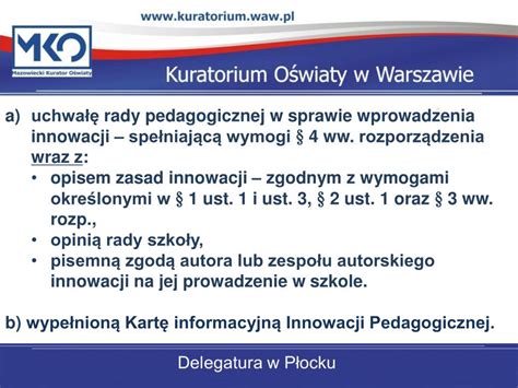 Ppt Innowacje Pedagogiczne W Przedszkolach Powerpoint Presentation