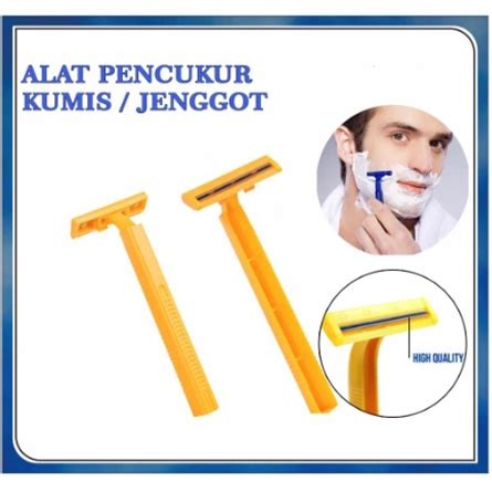 Jual Kuning Alat Cukur Kumis Dan Jenggot Mata Pisau Cukuran Kumis