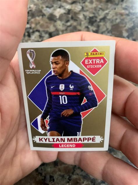 Figurinha Copa Do Mundo Qatar 2022 Legend Ouro Kylian Mbappe Item