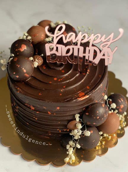 Birthday Cake Inspirations For Every Age Chocolate Birthday Cake