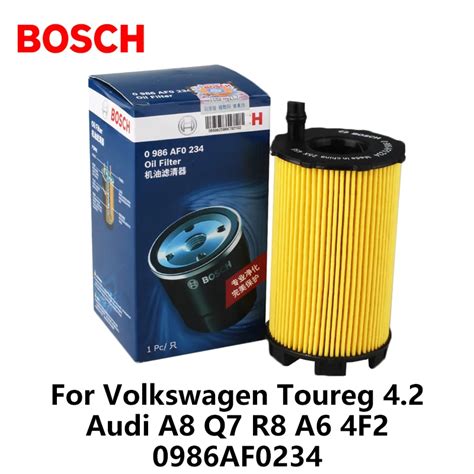 Bosch Car Oil Filters For Volkswagen Toureg 4 2 Audi A8 Q7 R8 A6 4F2