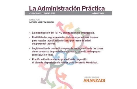 ¿qué Aborda La Revista Administración Práctica 12022 De Thomson Reuters Legaltoday