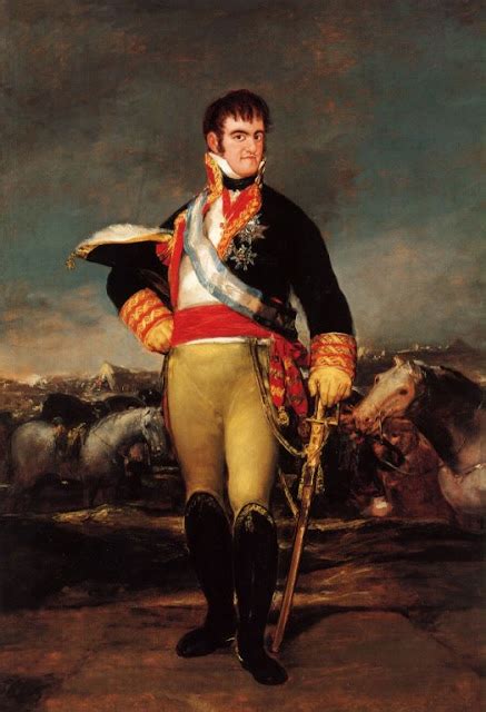 PINTURAS DE VARIAS ÉPOCAS RETRATO DE FERNANDO VII DE FRANCISCO DE GOYA