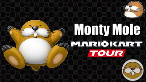 Mario Kart Tour - Monty Mole's Voice Lines - YouTube