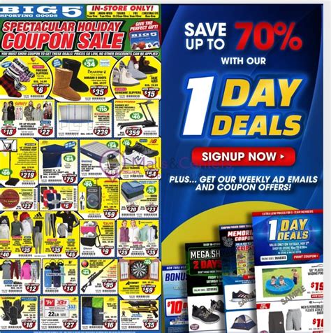 Big 5 Sporting Goods Weekly Ad Valid From 12182022 To 12262022