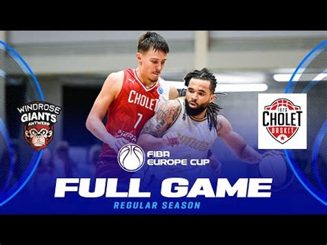 Windrose Giants Antwerp Vs Cholet Basket Regular Season FIBA Europe