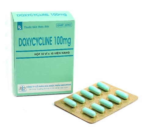 Doxycycline 100mg Mekophar