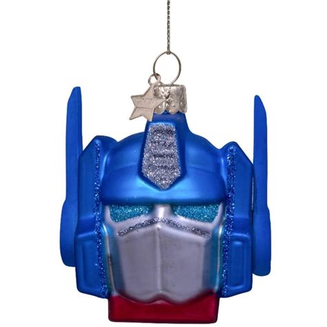 Ornament Glass Opal Blue Transformers Optimus Prime H75cm