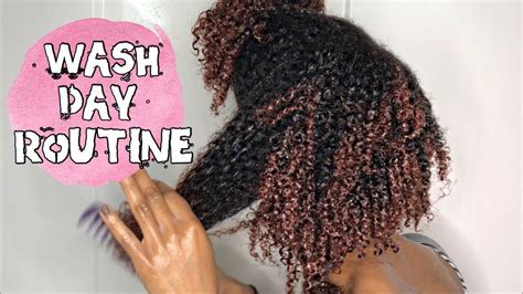 Simple Wash Day Routine Natural Hair Youtube