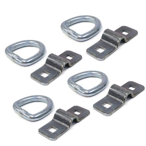 The Rop Shop Pack Steel D Ring Rope Tie Downs For Trailer