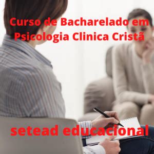 Curso De Bacharelado Em Psicologia Clinica Crist Portal Setead