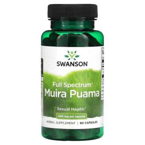 Swanson Full Spectrum Muira Puama Mg Capsules Count Food