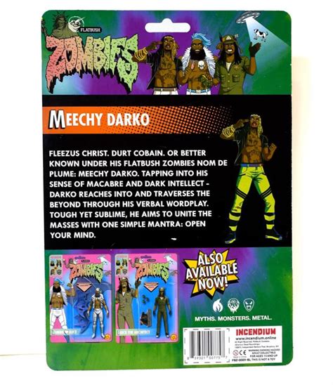 Flatbush Zombies Figbiz Meechy Darko Neon Ultraviolet Ver Limited