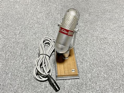 Toshiba Type G 1960s Ribbon Microphone W Stand Reverb