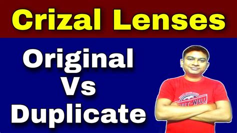 Crizal Lenses Original Vs Duplicate Live Demo In Hindi Youtube