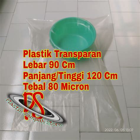 Jual Kantong Plastik Sampah Tebal Micron Plastik Transparan X