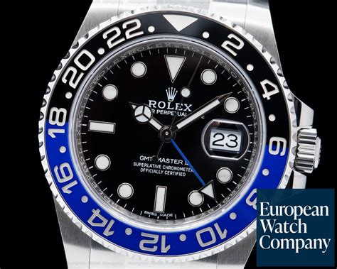 Rolex 116710blnr Gmt Master Ii 116710 Ceramic Batman Ss 47909 European Watch Co