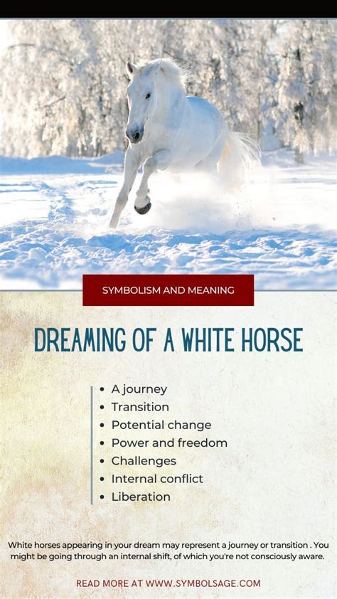 Symbolism and Meaning of Dreaming of a White Horse – Symbol Sage ...