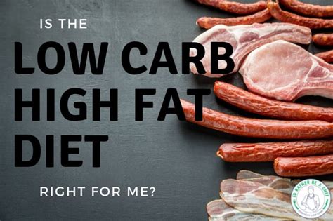 Low Carb High Fat Diet - I'd Rather Be A Chef