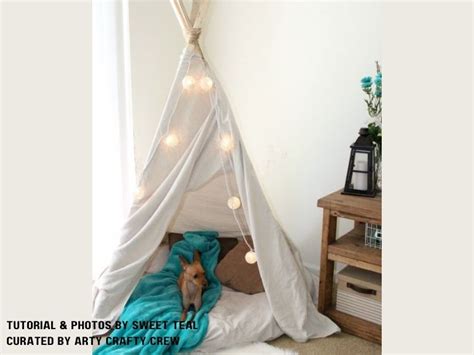 7 Easy DIY Kids Teepee Tutorials - Arty Crafty Crew