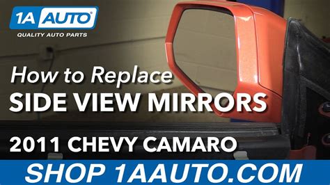 How To Replace Side View Mirrors Chevy Camaro Youtube