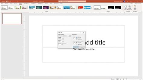 powerpoint page size