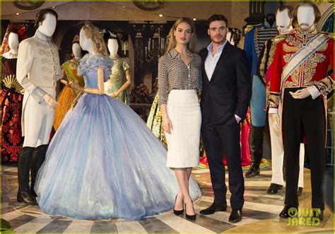 Lily James Richard Madden Step Out For Cinderella Exhibition See