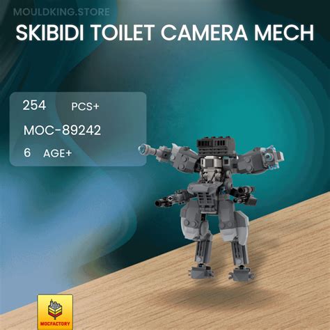 Moc Factory 89242 Skibidi Toilet Camera Mech With 254 Pieces Mould King