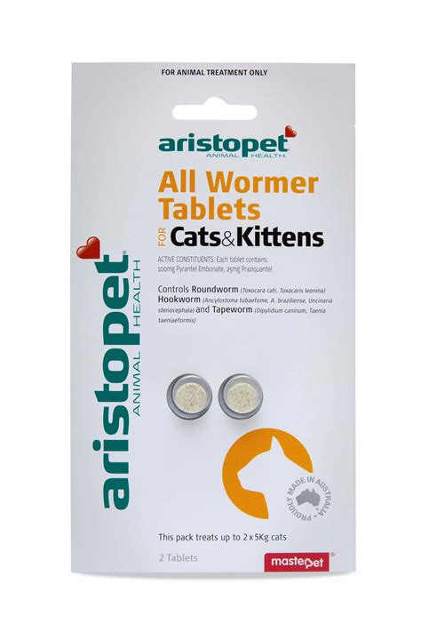 Aristopet All Wormer Tablets For Cats And Kittens Peto