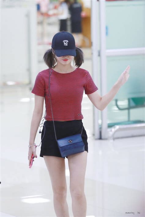 Twice Momo Airport Fashion - Official Korean Fashion