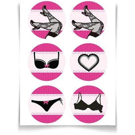 Adesivo Especial Redondo Chá de Lingerie Un Universo Festas Adesivo Decorativo