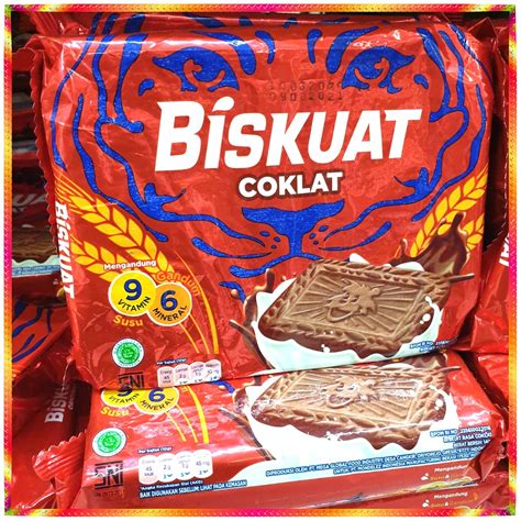 Jual Makanan Anak Biskuit BISKUAT ORIGINAL BISKUAT Cokelat Coklat 106g