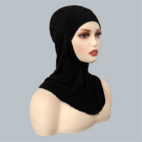 Hijab Women Inner Caps Underscarf Muslim Turban Wrap Ninja Hats