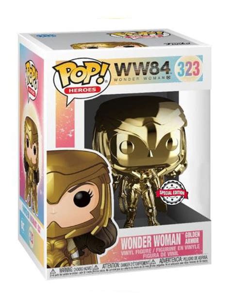 Ww Wonder Woman Golden Armor Funko Pop Special Edition