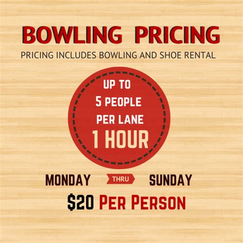 BOWLING PRICING - Strike 10 Bowling & Sports Lounge