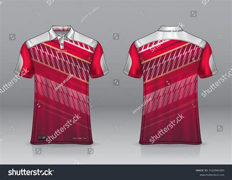 Polo Shirt Uniform Design Outdoor Sports Stock Vector Royalty Free