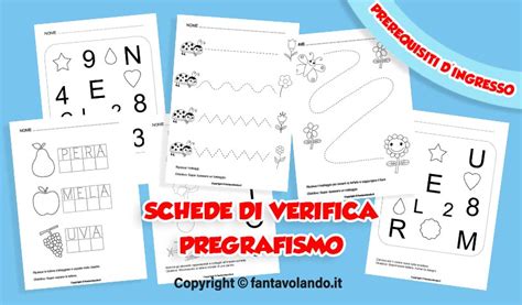 Le Schede Di Verifica Dei Prerequisiti D Ingresso In Classe Prima