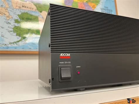 Original Nelson Pass Designed Adcom Gfa 555 Stereo Power Amplifier Lowest Price Anywhere Photo