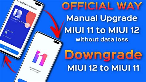 Official Way POCO X2 Manual Upgrade Update MIU 12 Downgrade