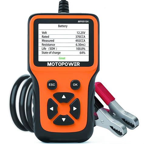 motopower mpa  car battery tester automotive   cca