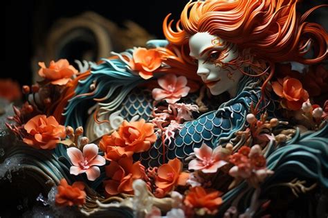 Premium Photo | Mythical Elegance Traditional Japanese Phoenix