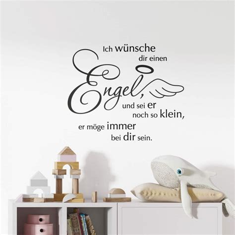 Wandtattoo Ich wünsche dir einen Engel von K L Wall Art wall art de