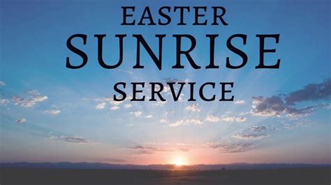 Easter Sunrise Service 2024 Idalia Louella