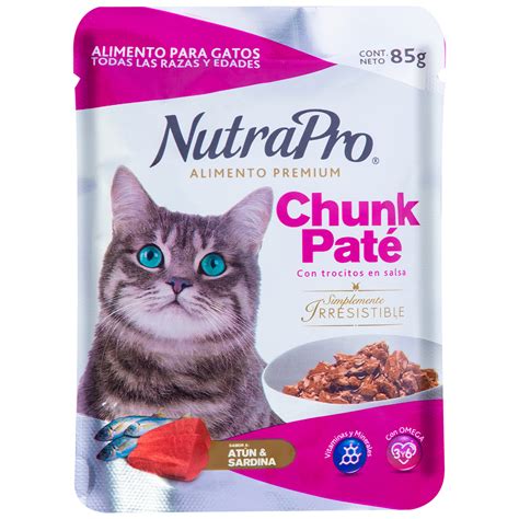 Alimento Húmedo para Gato NutraPro Atún y Sardina 85g 926661