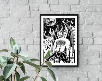 Gay Devil Art Etsy