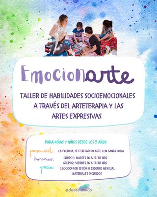 Emocionarte Taller De Habilidades Socioemocionales Para La Ni Ez